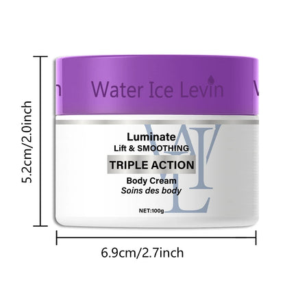 Creme Firmador Abdominal Water Ice Levin 100g - Loção Redutora para Barriga, Rosto, Pescoço e Coxas