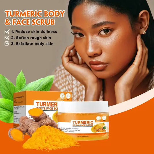 Esfoliante Facial Açafrão - Creme Branqueador Iluminador com Limpeza de Poros 150g