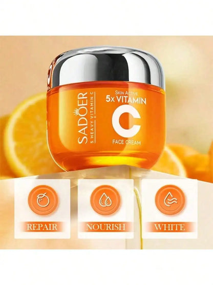 Creme Facial 5X Vitamina C 50g - Iluminador Firmador Hidratante