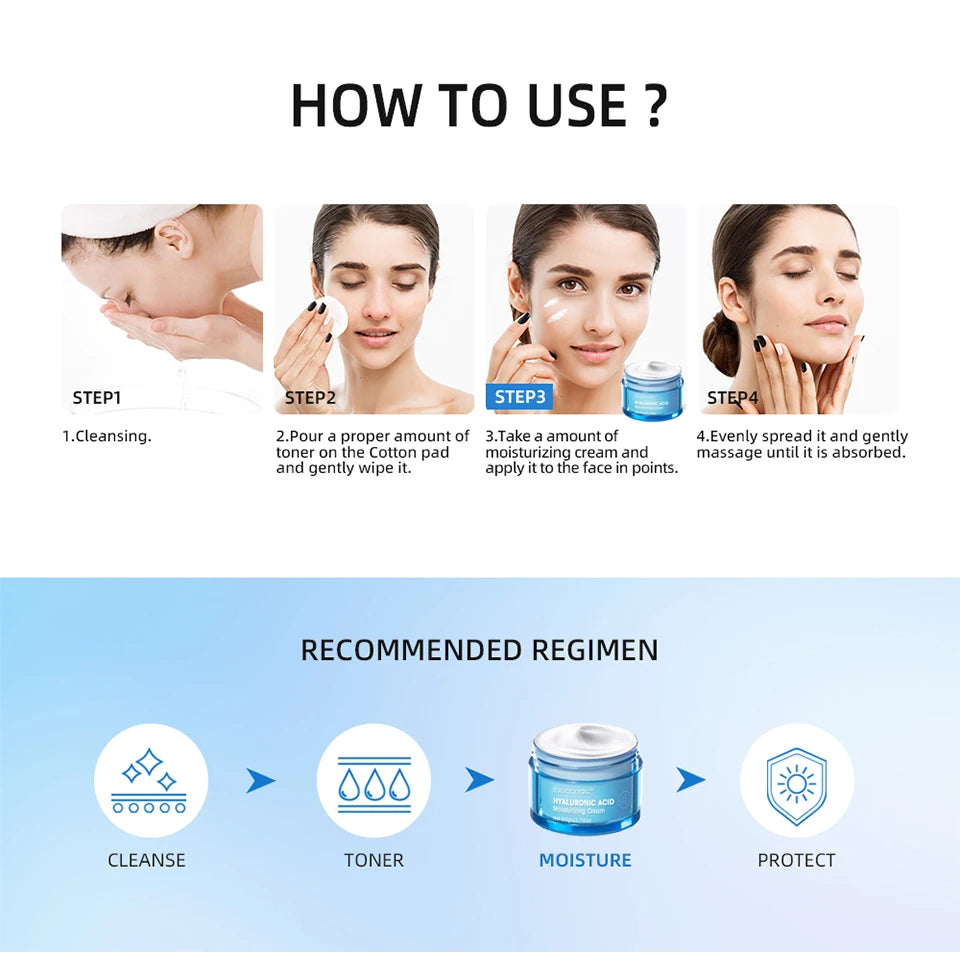 Hydro Boost Face Moisturizer with Hyaluronic Acid for Dry Skin, Oil-Free and Non-Comedogenic Water Gel Face Lotion