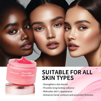 Medicube Collagen Jelly Cream Enhances Skin Barrier Moisture 24-hour Facial Shine Natural Ingredient Korean Face Care Products