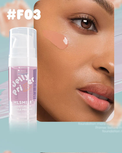 Hydration Boost Primer - Lightweight, Oil-Free, Matte Finish, Transparent Gel For All Skin Types, Natural Look Foundation Cream