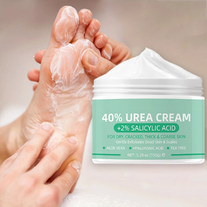Creme de Ureia 40% + Glicerina 2% - Anti-Rachaduras para Pés e Corpo 150g