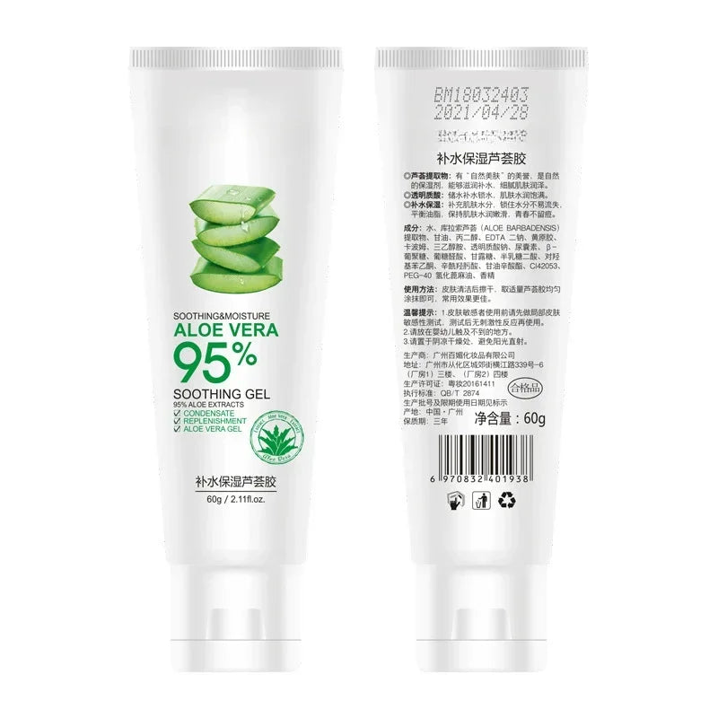 Gel Creme Aloe Vera - Calmante e Reparador Anti-Acne