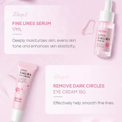 Mega Set Sakura 29 Peças - Kit Completo Limpeza Profunda e Hidratação