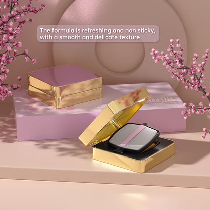 Séfralls Cherry Blossom Air Cushion CC Cream Set 12g×2 (Wheat/Copper) - Hydrating Moisturizing Foundation, Long Lasting Natural