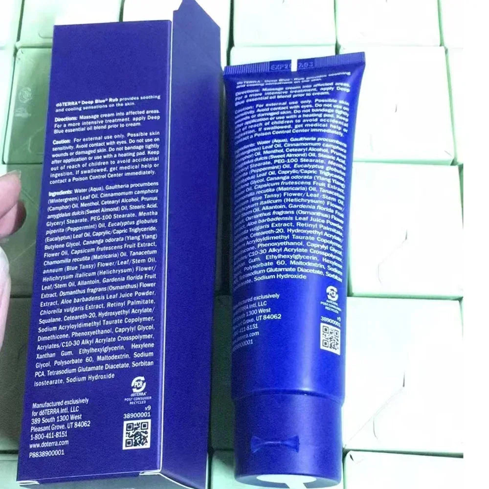 Bálsamo Calmante Cuidados de Pele 120ml - Óleos Essenciais Hidratação Profunda Anti-Fadiga