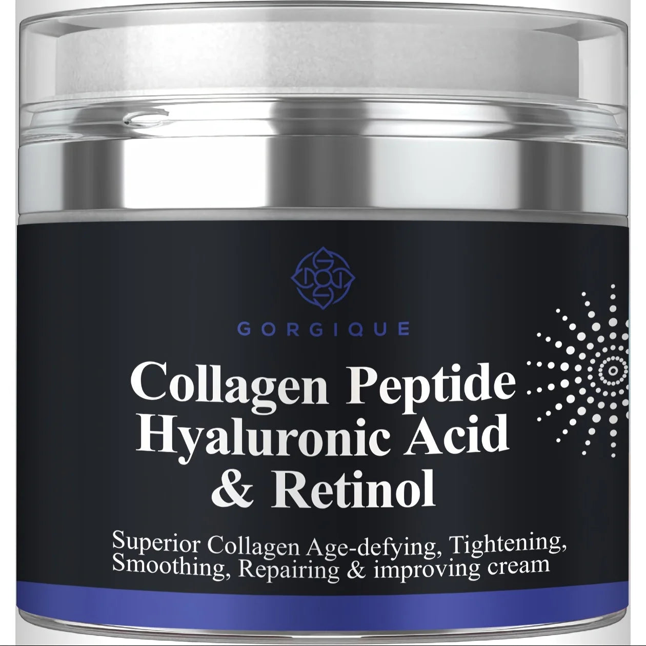 Creme de Péptidos de Colagénio Anti-Rugas 50ml - Ácido Hialurónico e Retinol Firmador