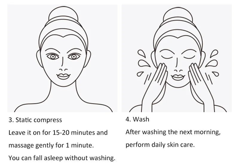 Creme Facial Ouro 24K 120g - Máscara Noturna Colagénio Hidratante