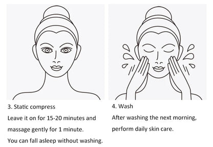 Creme Facial Ouro 24K 120g - Máscara Noturna Colagénio Hidratante