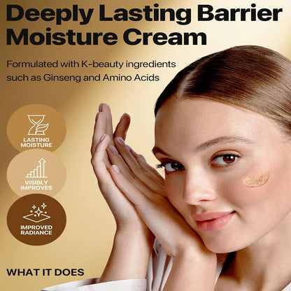 Creme Premium Ginseng e Seda Dourada - Anti-Idade Hidratante Luxo