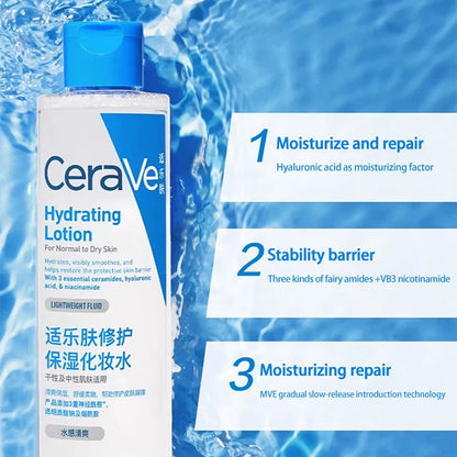 CeraVe Loção Hidratante Reparadora 200ml - Ceramidas, Ácido Hialurónico e Niacinamida