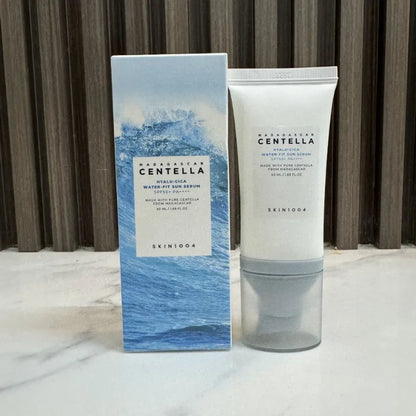 Skin 1004 Hyaluronic Acid Centella Ashesia Water-Sensing Sunscreen Essence Lactic Hydrolyzed Lightweight Moisturizing Not Sticky