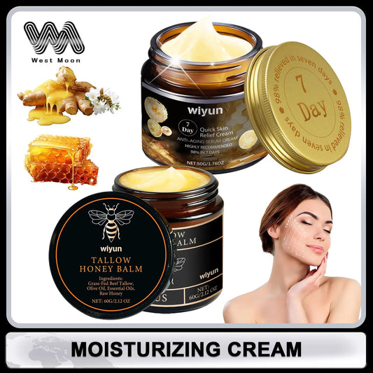 Creme Facial Anti-Manchas e Rugas - Reparação em 7 Dias