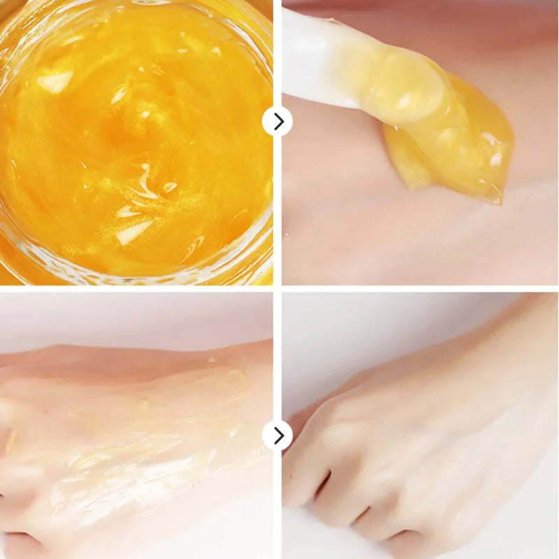 Creme Facial Ouro 24K 120g - Máscara Noturna Colagénio Hidratante