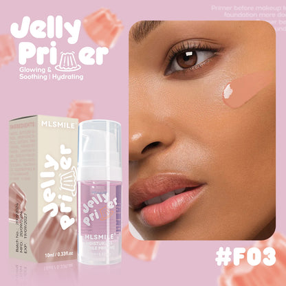 Hydration Boost Primer - Lightweight, Oil-Free, Matte Finish, Transparent Gel For All Skin Types, Natural Look Foundation Cream