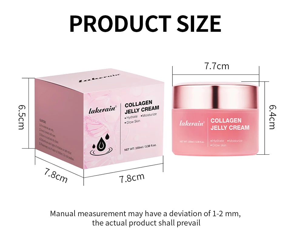 Medicube Collagen Jelly Cream Enhances Skin Barrier Moisture 24-hour Facial Shine Natural Ingredient Korean Face Care Products