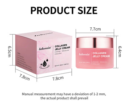 Medicube Collagen Jelly Cream Enhances Skin Barrier Moisture 24-hour Facial Shine Natural Ingredient Korean Face Care Products