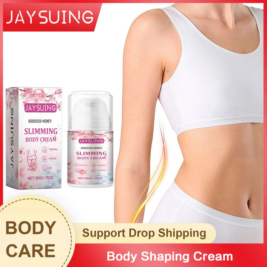 Creme Modelador Corporal Anti-Celulite Jaysuing - Queima Gordura e Firma Barriga, Pernas e Braços