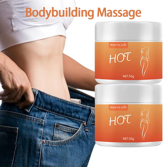 Creme Massagem Corporal e Musculação - Compressas Quentes Músculos Abdominais Hidratante