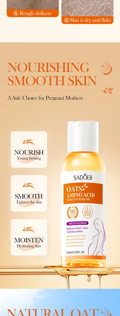 Stretch Marks Permanent Removal Oil Eliminate Body Belly Stretch Marks Swelling Marks Remove Skin Cracks Repair Firming Care