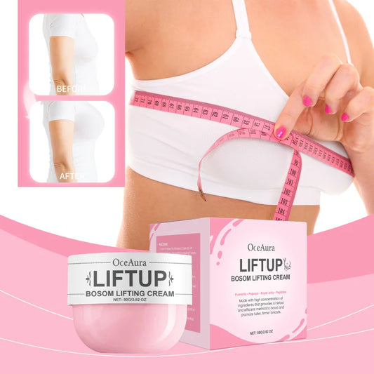 Creme Firmador de Peito Papaia e Pueraria - Geleia Real Tripeptídeo-1 Hidratante Elasticidade
