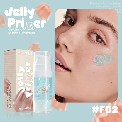 Hydration Boost Primer - Lightweight, Oil-Free, Matte Finish, Transparent Gel For All Skin Types, Natural Look Foundation Cream