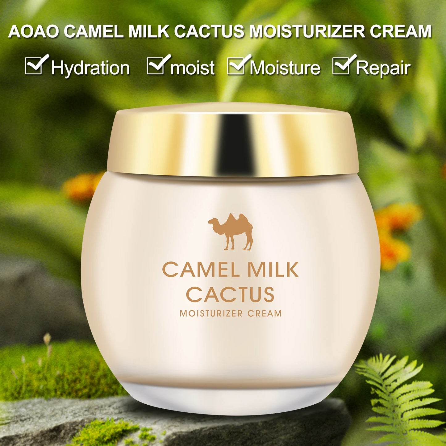 Creme Hidratante Leite de Camelo e Cacto 130g
