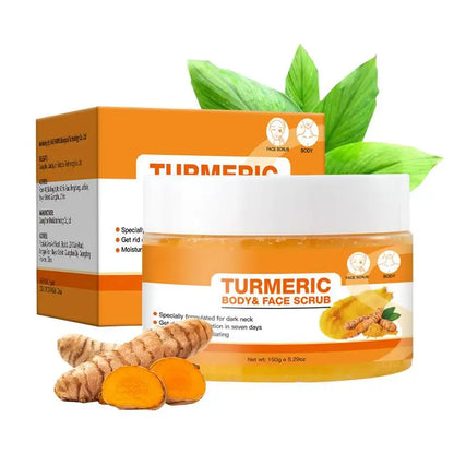 Esfoliante Facial Açafrão - Creme Branqueador Iluminador com Limpeza de Poros 150g