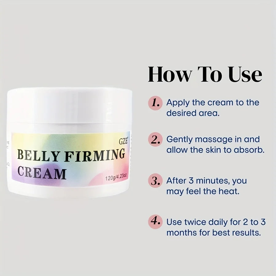 Creme GZE Barriga Lisa 120g - Firmador para Estômago, Coxas e Glúteos