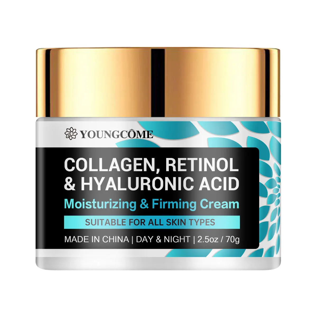 Creme Facial Retinol Colagénio 40g - Hidratante Nutritivo Pele Seca Rugosa Anti-Idade