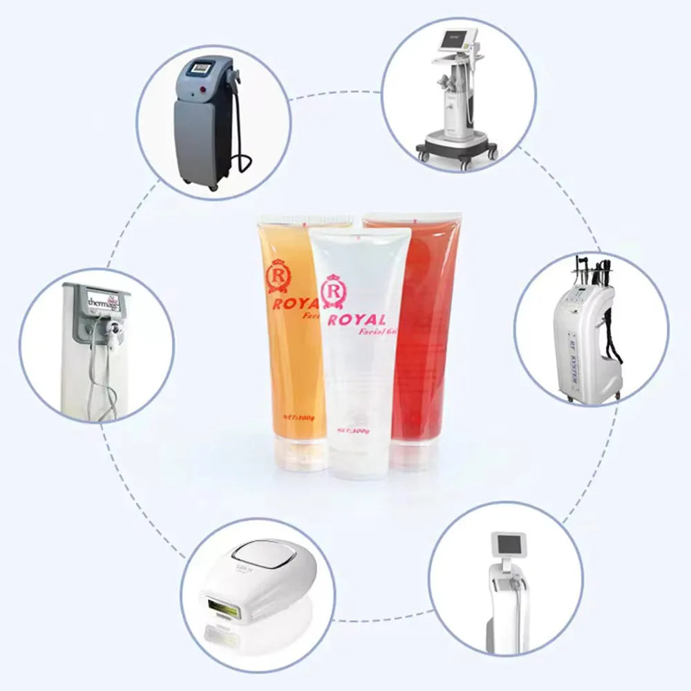 Gel Condutor Ultrassónico Profissional 300g - Cavitação 40K RF Emagrecimento Corporal