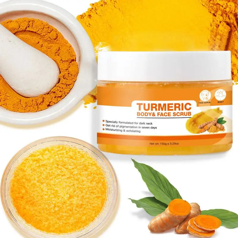 Esfoliante Facial Açafrão - Creme Branqueador Iluminador com Limpeza de Poros 150g