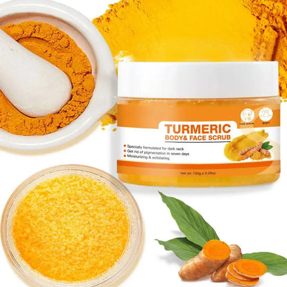 Esfoliante Facial Açafrão - Creme Branqueador Iluminador com Limpeza de Poros 150g