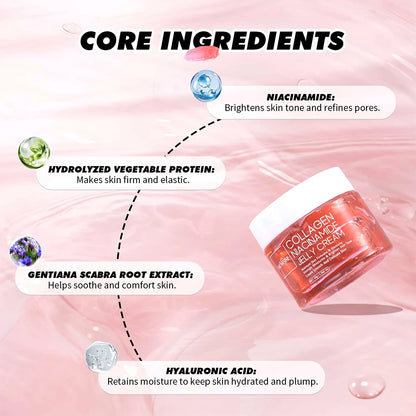 Creme Noturno Coreano com Colagénio e Niacinamida - Hidratação Profunda 50g