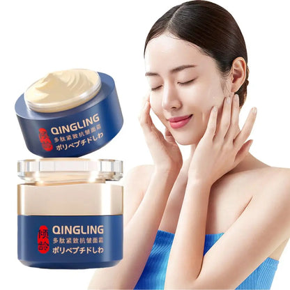 Polypeptide Tightening Anti-Wrinkle Cream Smoother Looking Skin Ageless Firm and Smooth Cream Deep Wrinkle Repair Night Cream