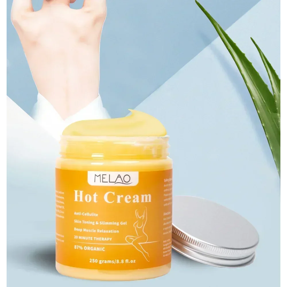 Creme Termogénico Melao 250g - Anti-Celulite Queimador de Gordura para Perda de Peso