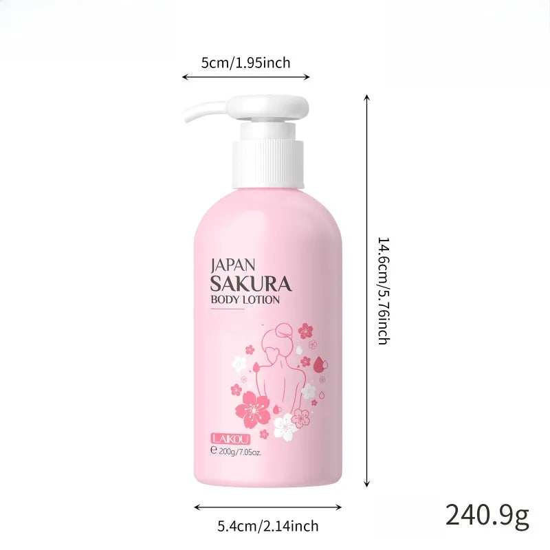 Creme Corporal Flor de Cerejeira 200g - Loção Hidratante Cuidado Diário