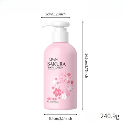 Creme Corporal Flor de Cerejeira 200g - Loção Hidratante Cuidado Diário