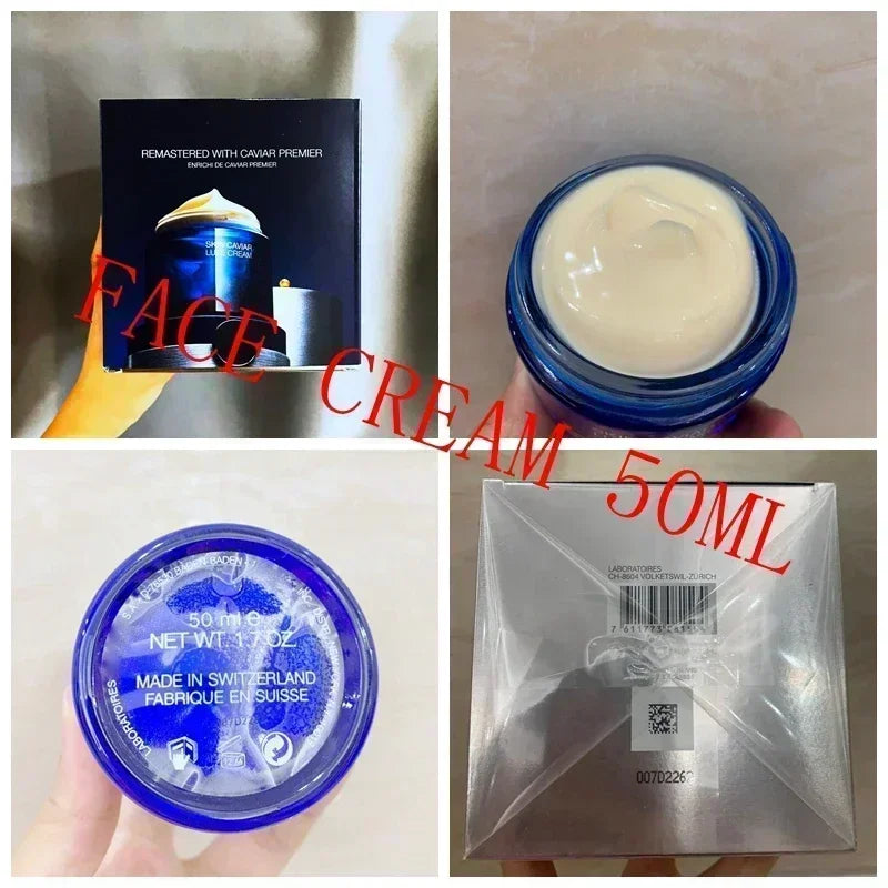 Creme Luxo Anti-Envelhecimento - Máscara Facial e Contorno Olhos