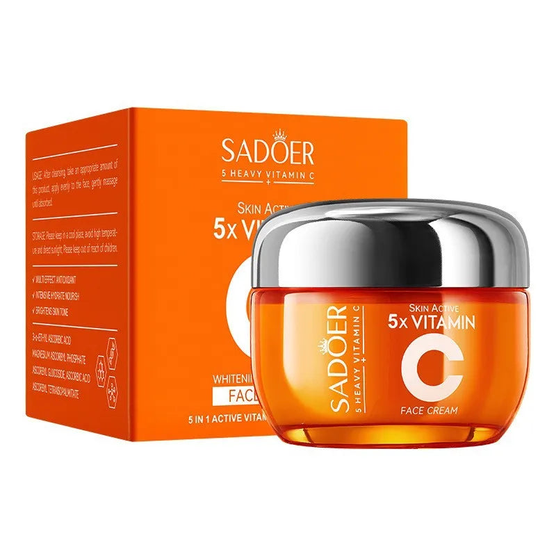 Creme Facial 5X Vitamina C 50g - Iluminador Firmador Hidratante