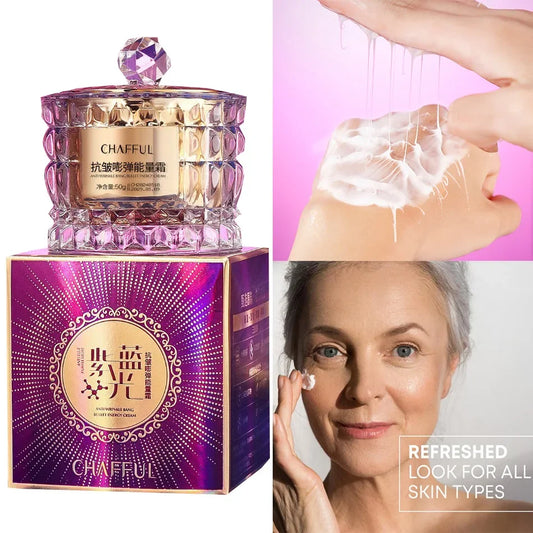 Creme Energizante Facial com Colagénio - Hidratação Profunda e Luminosidade