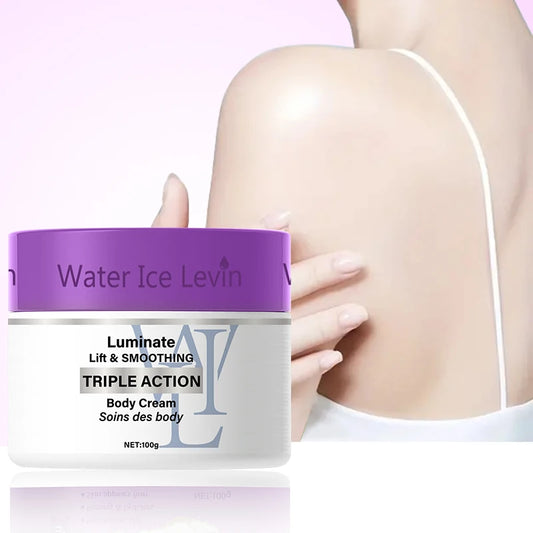 Creme Firmador Abdominal Water Ice Levin 100g - Loção Redutora para Barriga, Rosto, Pescoço e Coxas