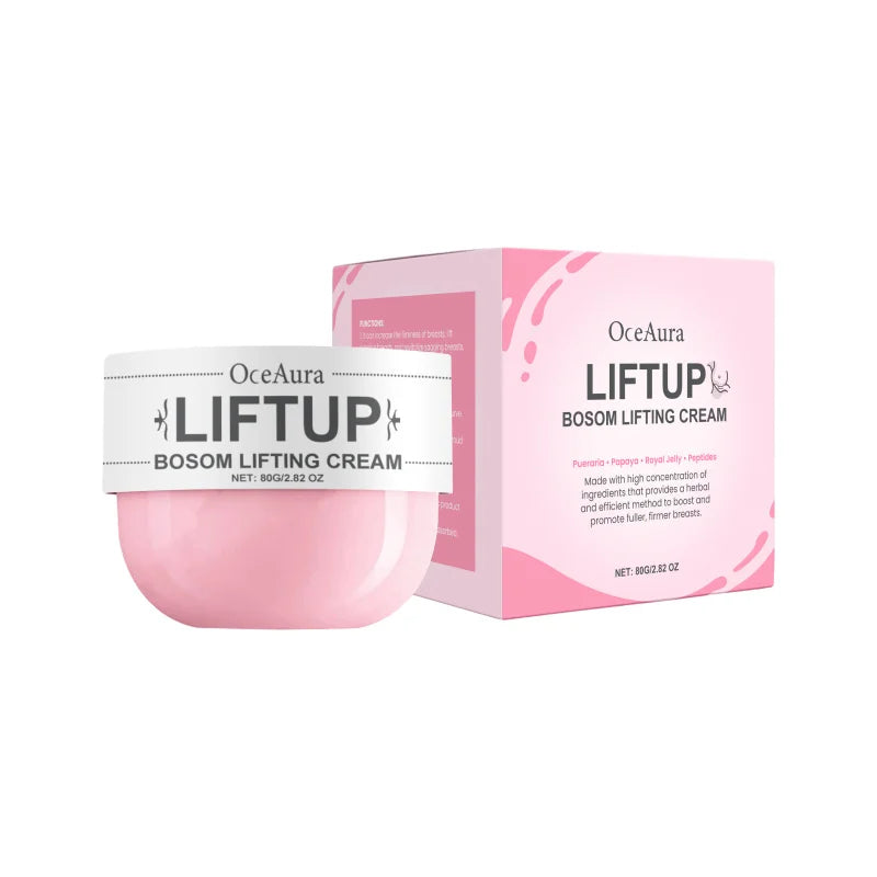 Creme Firmador de Peito Papaia e Pueraria - Geleia Real Tripeptídeo-1 Hidratante Elasticidade