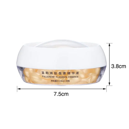 Cápsulas de Ácido Hialurónico 30 Peças - Sérum Hidratante Reparador e Firmador Facial