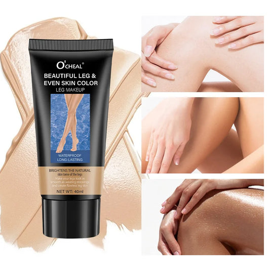 Creme Corretor Pernas à Prova de Água - Uniformiza Tom Hidratante Beleza