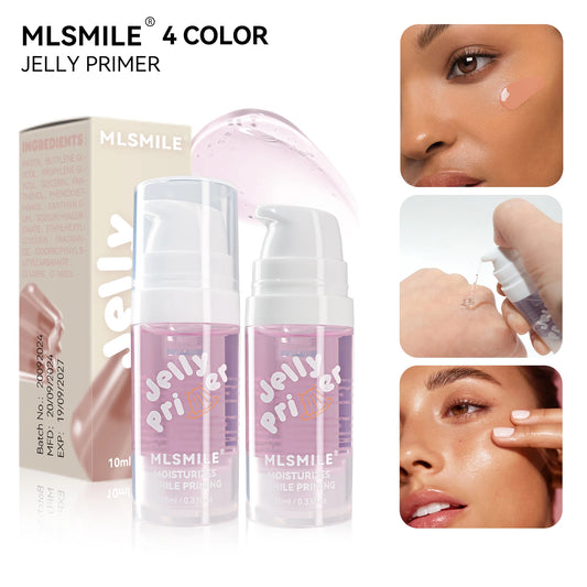 Hydration Boost Primer - Lightweight, Oil-Free, Matte Finish, Transparent Gel For All Skin Types, Natural Look Foundation Cream
