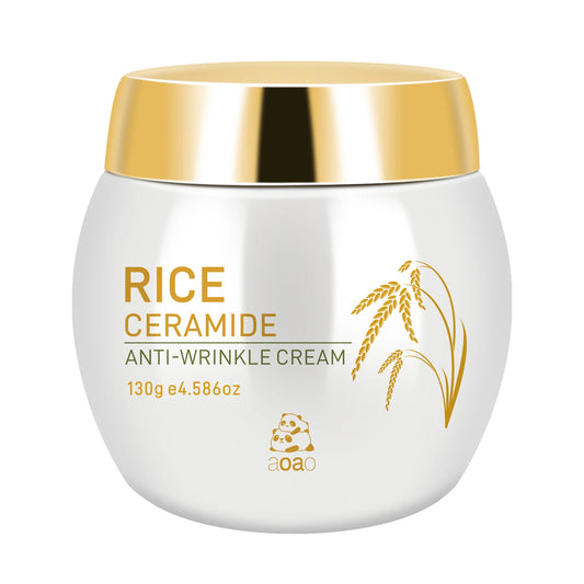 Creme de Arroz Anti-Rugas Colagénio - Hidratante Nutritivo com Ceramidas para Pele Firme