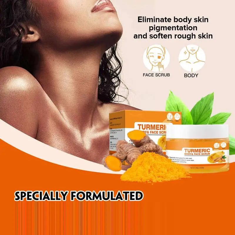 Esfoliante Facial Açafrão - Creme Branqueador Iluminador com Limpeza de Poros 150g