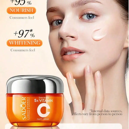 Creme Facial 5X Vitamina C 50g - Iluminador Firmador Hidratante
